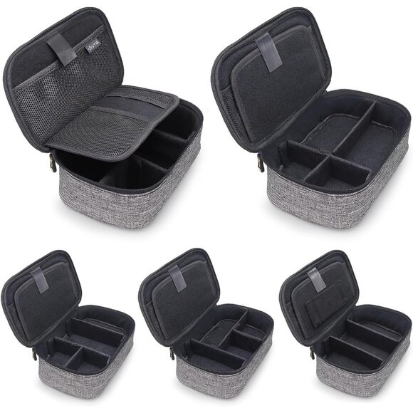 Travel Electronics Organizer Small Carrying Case for Cables Phone Chargers USB P - Picture 3 of 9